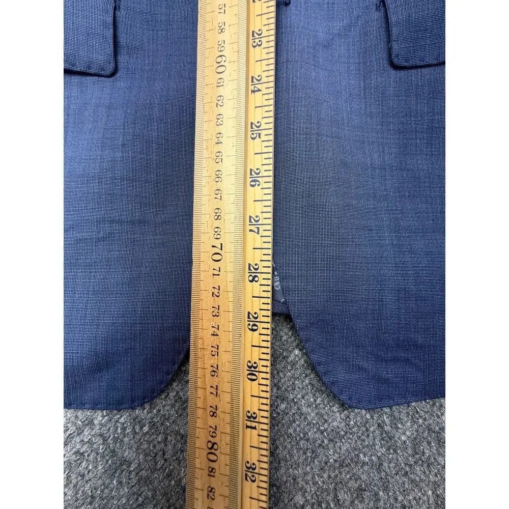 Psycho Bunny Suit Mens 30 Blue Slim Fit Jacket/Pants Dillard’s Skull Lining